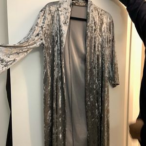 Velvet Cardigan/Robe
